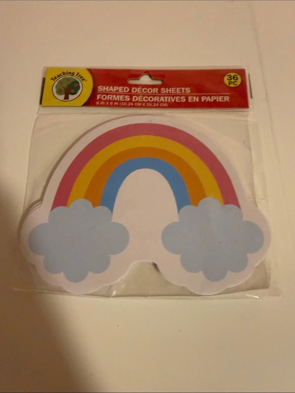 Rainbow Shaped Décor Sheets - Pastel Colors